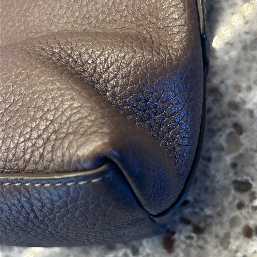 Tory Burch Taylor Camera Bag, Taupe Brown, Pebbled Leather - Picture 7 of 11